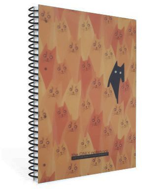 Gıpta Only Notebook Spiralli Turuncu Plastik Kapak 80 Yaprak A4 Çizgili Defter