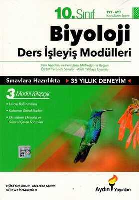 Aydın Yayınları 10. Sınıf Biyoloji Ders İşleyiş Modülleri