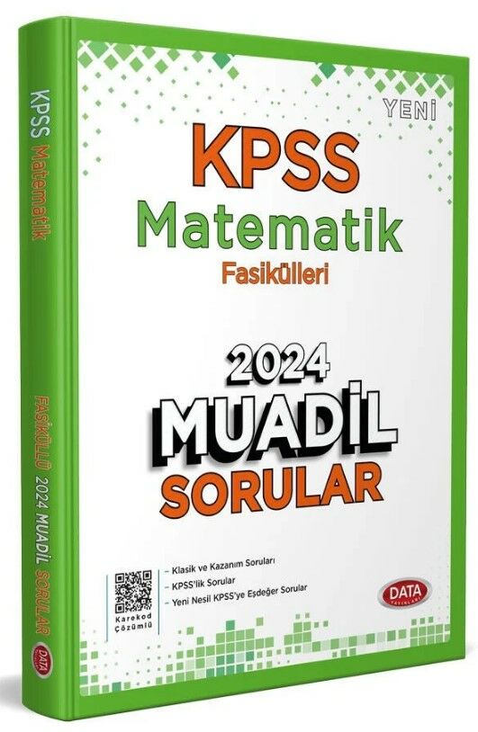 Data Yayınları 2024 KPSS Matematik Muadil Sorular Fasikülleri