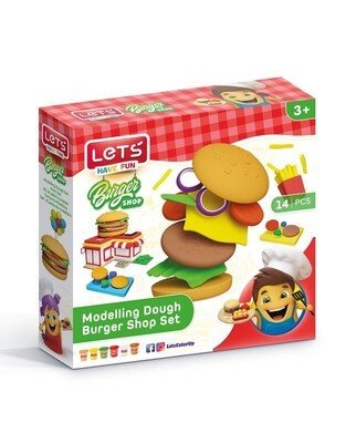 Lets Oyun Hamuru Hamburger Seti