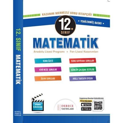 Sonuç Derece Yayınları 12. Sınıf Matematik Modüler Set