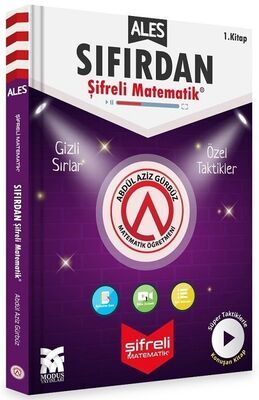 Modus Yayınları ALES Sıfırdan Şifreli Matematik 1. Kitap