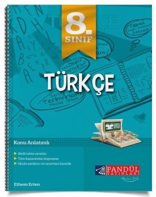 Pandül Yayınları 8. Sınıf Türkçe  Defteri