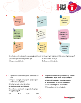 Sınav Yayınları 2024 Sınav Kalitesinde 8. Sınıf LGS Türkçe Soru Bankası