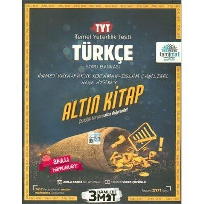 Tammat Yayınları TYT Türkçe Altın Kitap Soru Bankası