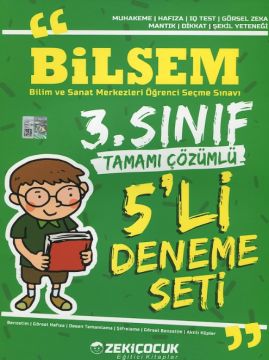 Zeki Çocuk  3. Sınıf Bilsem 5 Deneme