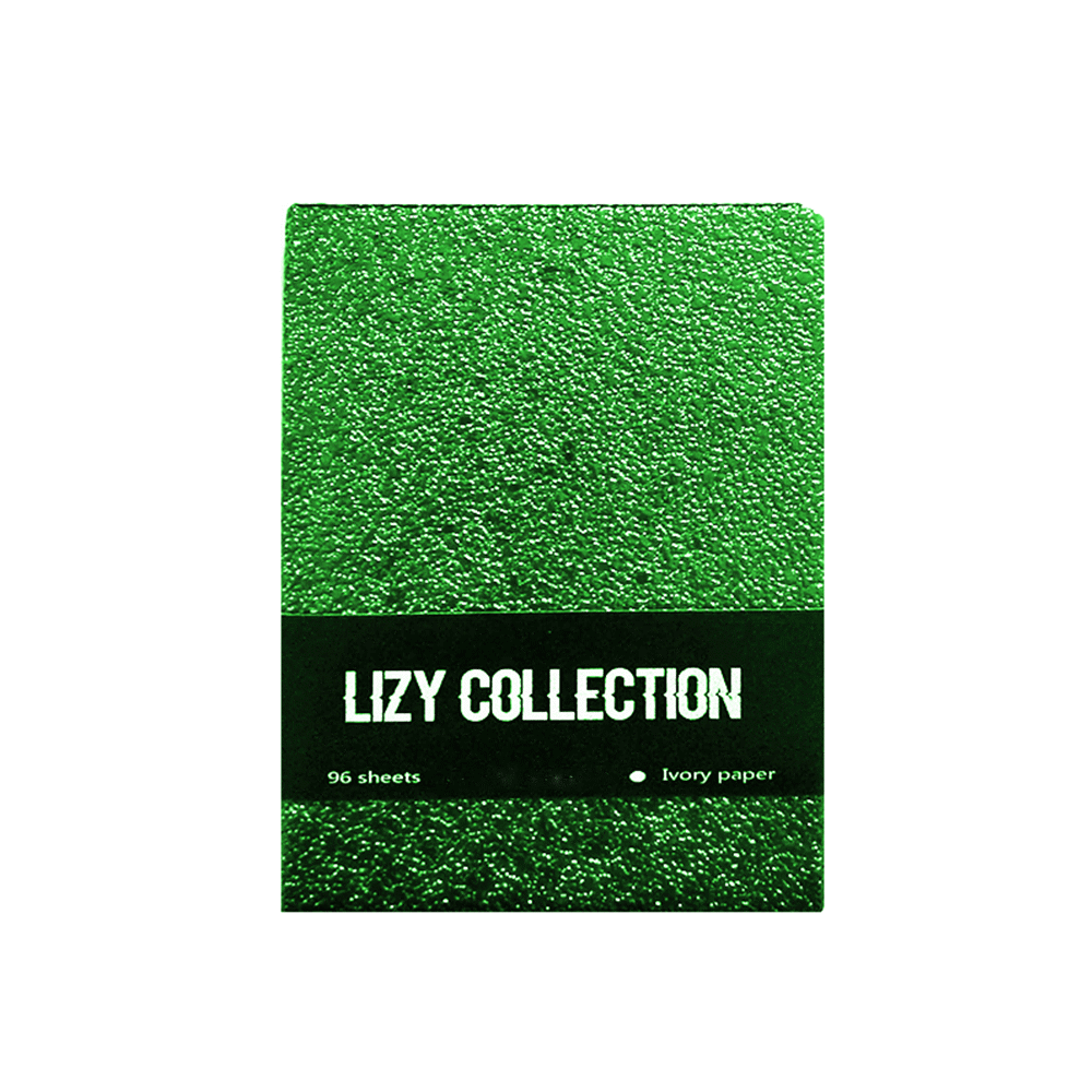 Lizy Collection Fancy Parlak Yeşil Deri Kapak 96 Yaprak 14*20 Çizgili Defter