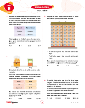 Sınav Yayınları 2024 Sınav Kalitesinde 8. Sınıf LGS Matematik Soru Bankası