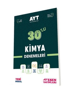 Esen Yayınları AYT Kimya 30 Deneme