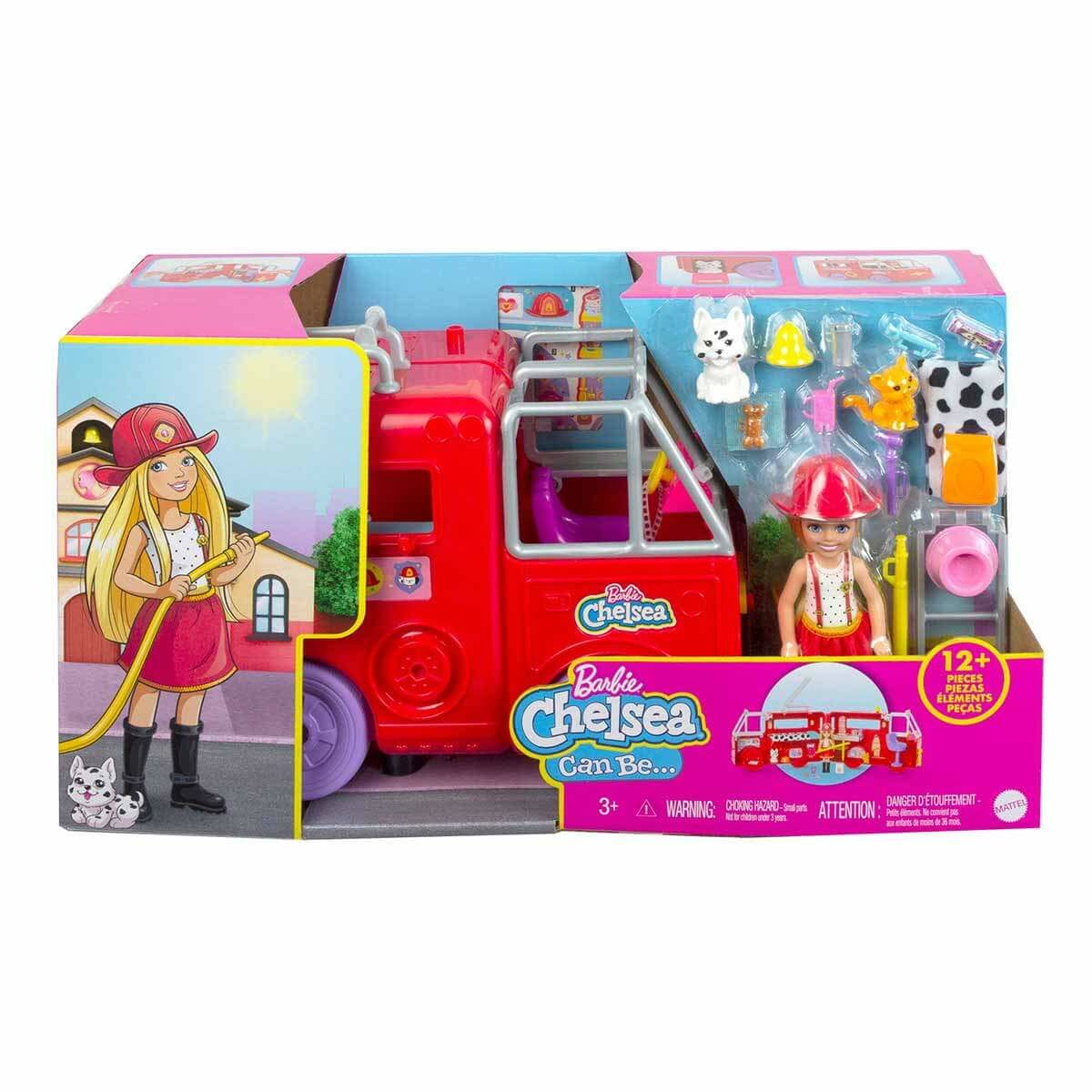Barbie Chelsea İtfaiye Arabası Arabası HCK73