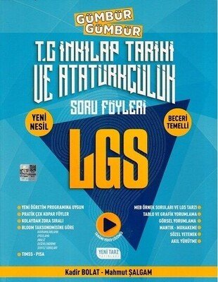 Yeni Tarz 8. Sınıf LGS T.C. İnkılap Tarihi ve Atatürkçülük Gümbür Gümbür Soru Föyleri