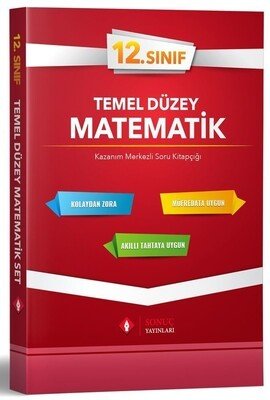 Sonuç Yayınları 12. Sınıf Temel Düzey Matematik Soru Bankası