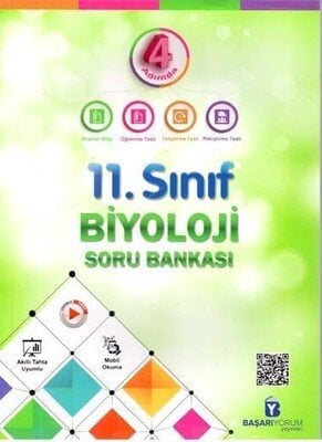 Başarıyorum Yayınları 11. Sınıf 4 Adımda Biyoloji Soru Bankası