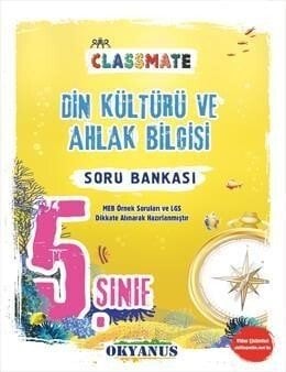 Okyanus Yayınları 5. Sınıf Classmate Din Kültürü Ve Ahlak Bilgisi Soru Bankası