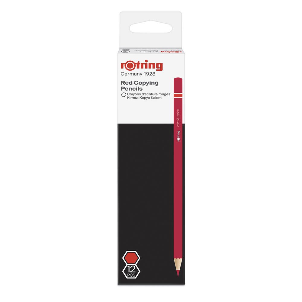 Rotring 12'li Kırmızı Kurşun Kalem