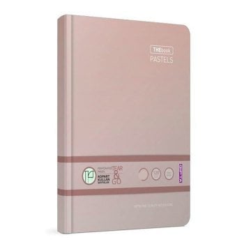 Gıpta The Book Pastels İplik Dikişli Pastel Vizon Sert Kapak 120 Yaprak 14*20 Çizgili Defter