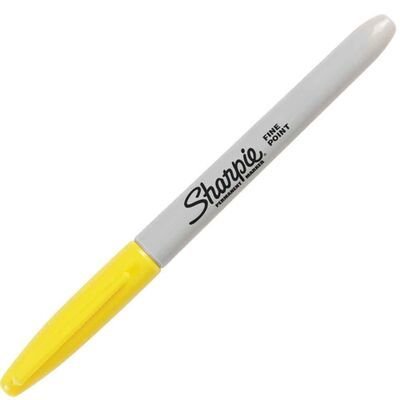 Sharpie Koyu Sarı Yuvarlak Uç Permanent Marker