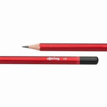 Rotring Kırmızı Gövde 12'li Mercanlı HB Kurşun Kalem