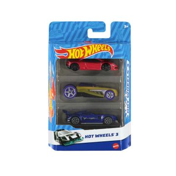 Hot Wheels 3'lü Karışık Metal Araba Seti Model-10