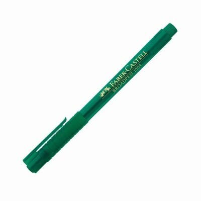 Faber Castell 1554 Broadpen 0.8 mm Yeşil Kalem