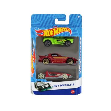 Hot Wheels 3'lü Karışık Metal Araba Seti Model-16