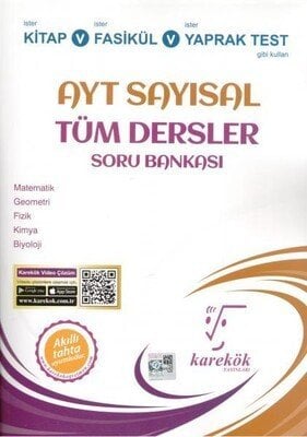 Karekök Yayınları AYT Sayısal Tüm Dersler Soru Bankası