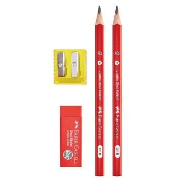 Faber Castell 4'lü Jumbo Okul Seti