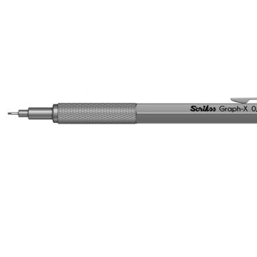 Scrikss Graph-X Kurşun Gri Metal 0.5 Uçlu Kalem