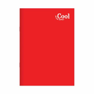 Keskin Color Cool Dikişli Kırmızı Plastik Kapak 40 Yaprak A4 Müzik Defteri