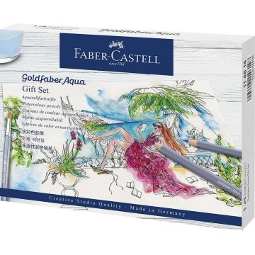 Faber Castell Goldfaber Aqua Gift 18'li Sulu Boya Kalemi Seti