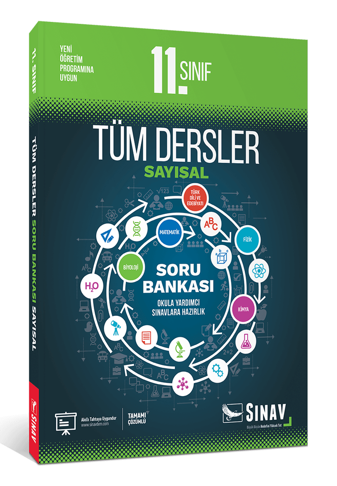 Sınav Yayınları 11. Sınıf Tüm Dersler Sayısal Çözümlü Soru Bankası