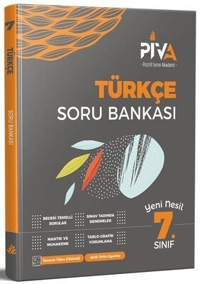 Piva Yayınları 7. Sınıf Türkçe Soru Bankası