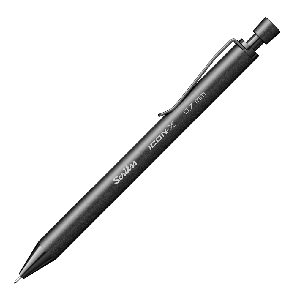 Scrikss Icon-x Metal Siyah 0.7 mm Uçlu Kalem