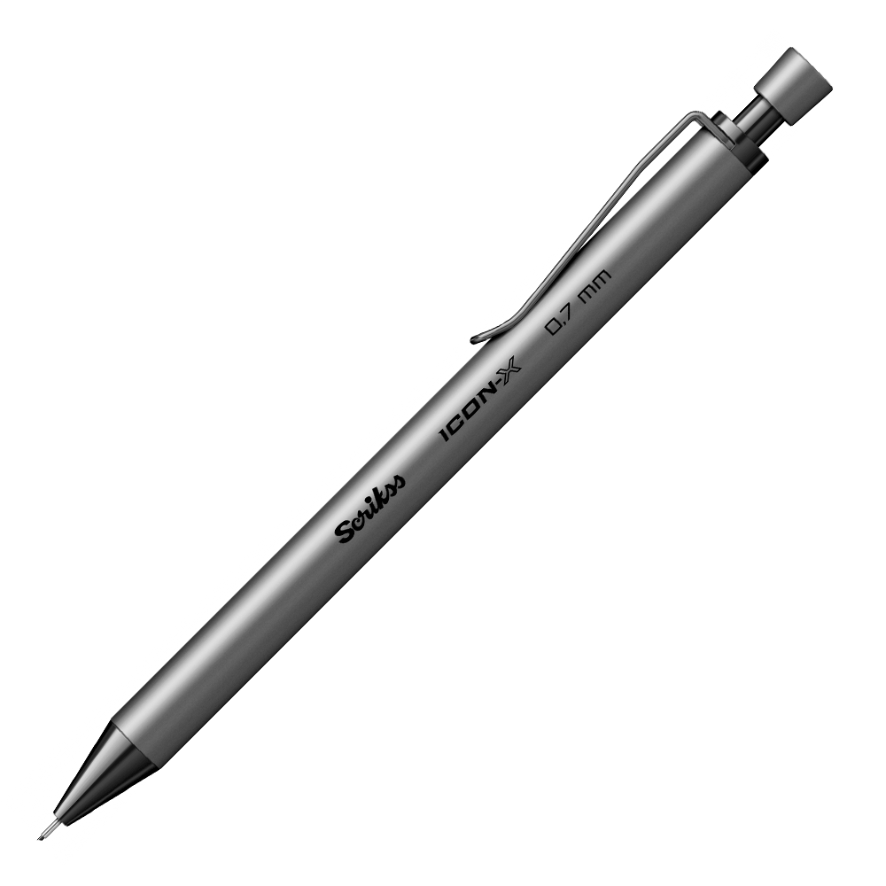 Scrikss Icon-x Metal Antrasit 0.7 mm Uçlu Kalem