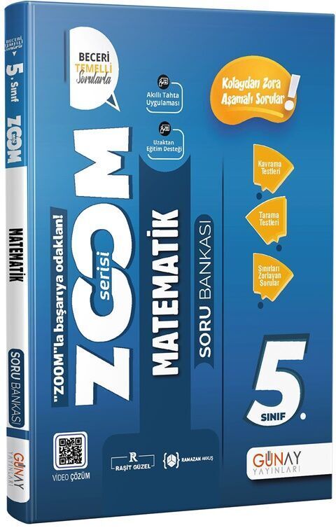 Günay Yayınları 5. Sınıf Matematik Zoom Soru Bankası