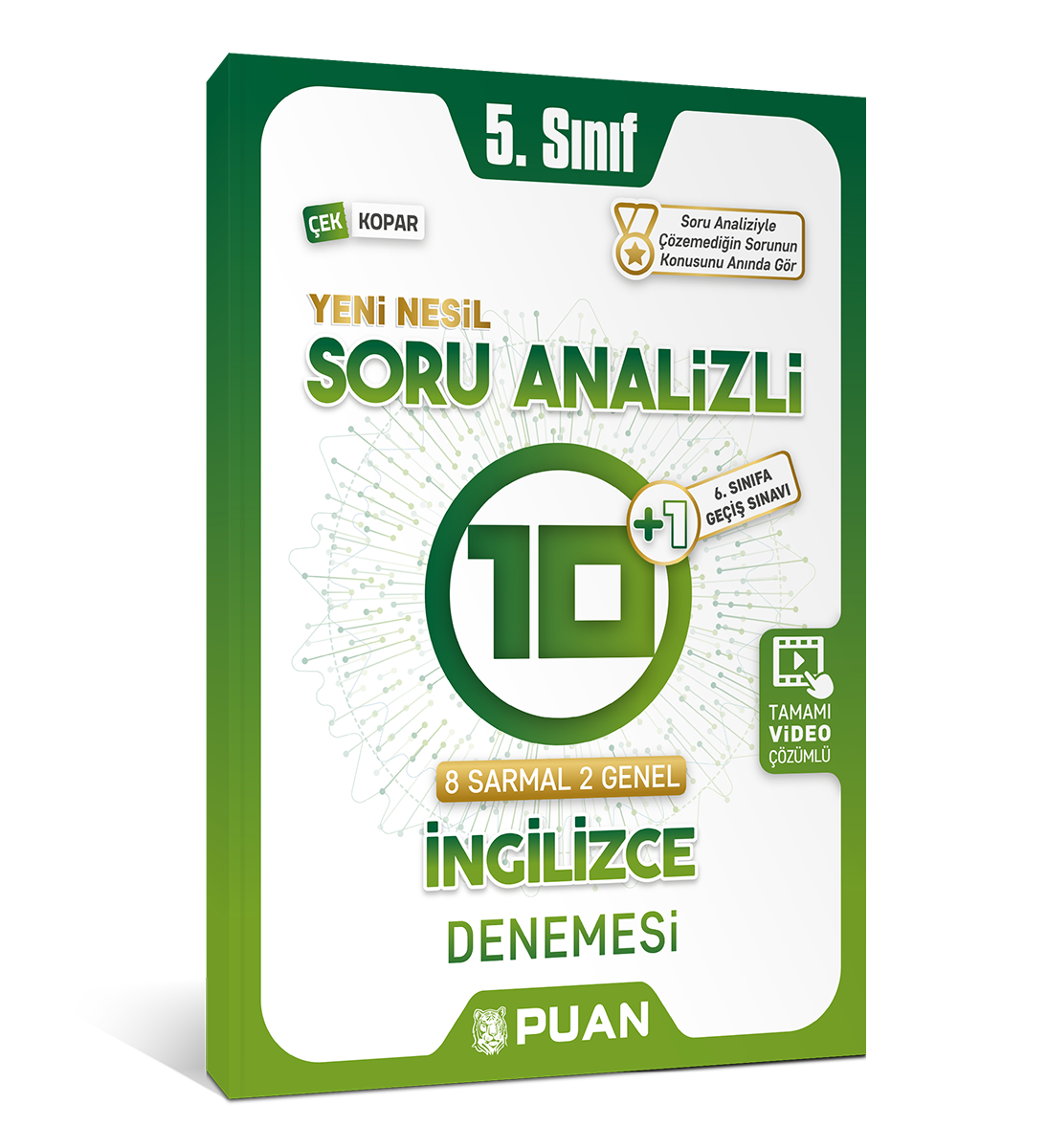 Puan Yayınları 5. Sınıf İngilizce Soru Analizli 10+1 Deneme