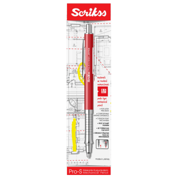 Scrikss Pro-S Metal Kırmızı 0.5 Uçlu Kalem