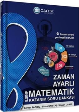 Çanta Yayınları 8. Sınıf Matematik Zaman Ayarlı Kazanım Soru Bankası