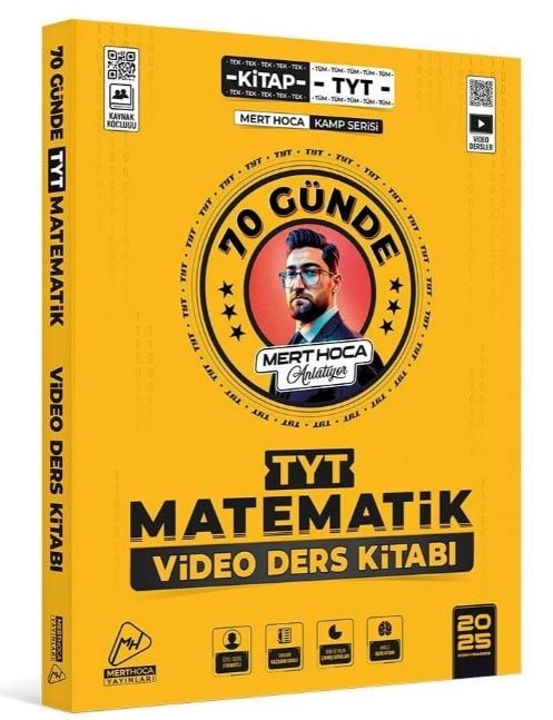 Mert Hoca 2025 TYT 70 Günde Matematik Video Ders Kitabı