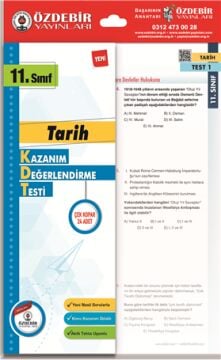 Özdebir Yayınları 11. Sınıf Tarih Yaprak Test