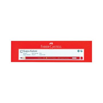 Faber Castell 12'li Kırmızı Kurşun Kalem