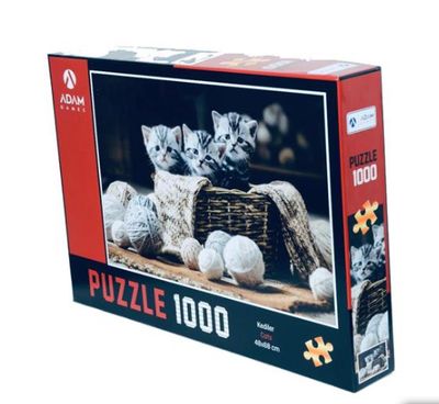 Adam Games Kediler 1000 Parça Puzzle