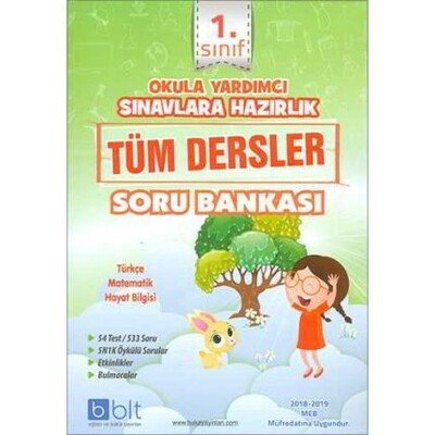 Bulut Eğitim ve Kültür Yayınları 1. Sınıf Tüm Dersler Soru Bankası