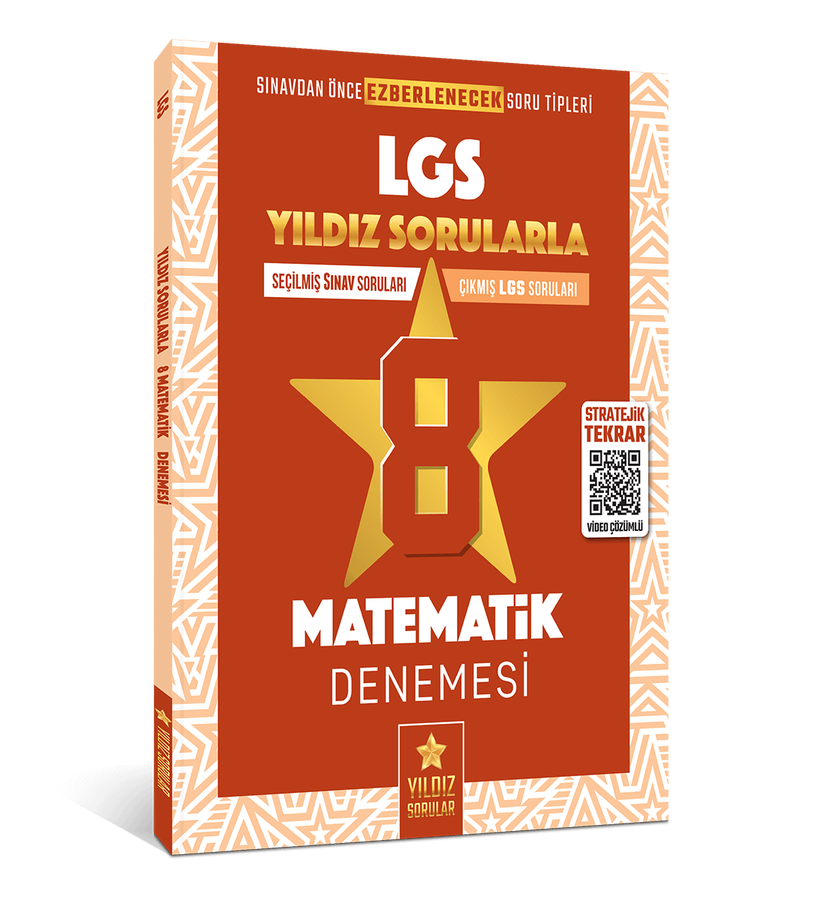 Yıldız Sorular 8. Sınıf LGS Matematik 8 Deneme