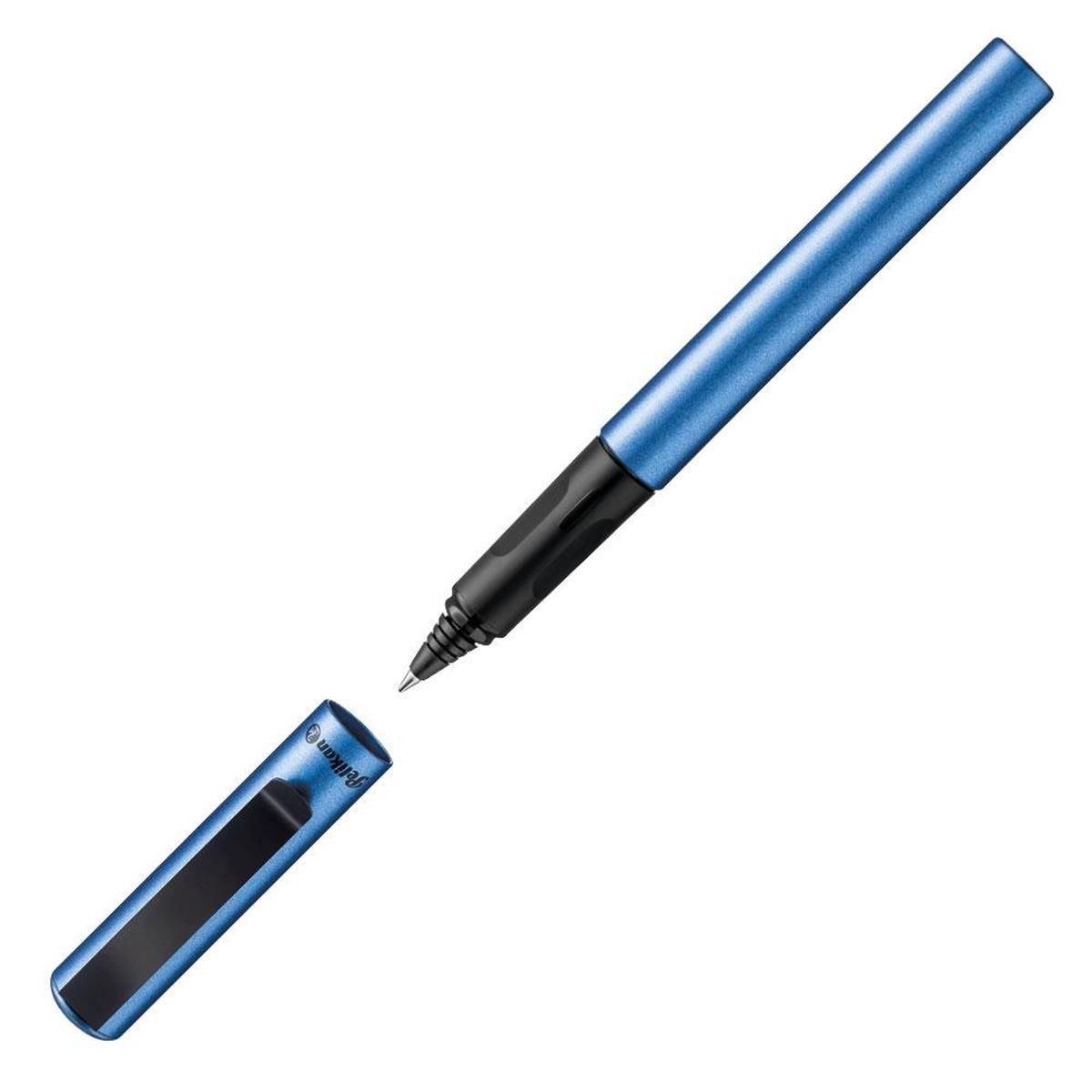Pelikan 821186 Pina Colada 0.7 mm Metalik Mavi Roller Kalem
