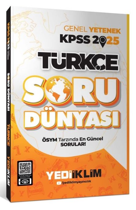 Yediiklim Yayınları 2025 KPSS Türkçe Soru Dünyası