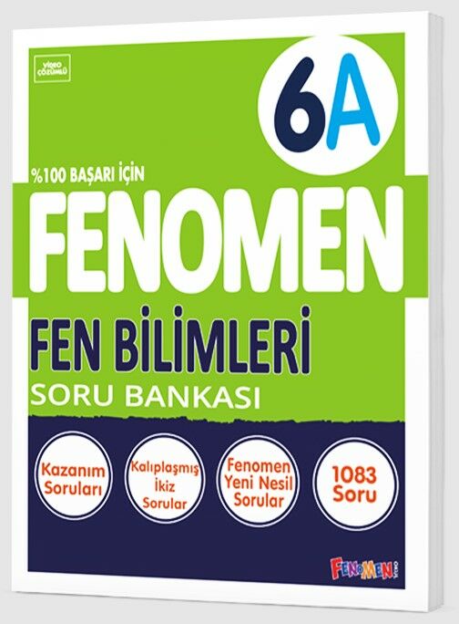 Fenomen Yayınları 6. Sınıf Fen Bilimleri A Soru Bankası