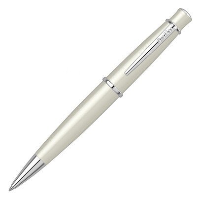 Scrikss Chic 62 İnci Beyaz Lüks Tükenmez Kalem