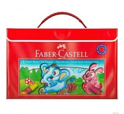 Faber Castell 18 Renk Plastik Çantalı Pastel Boya
