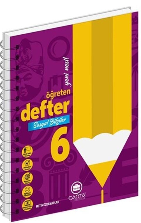 Çanta Yayınları 6. Sınıf Sosyal Bilgiler Öğreten Defter